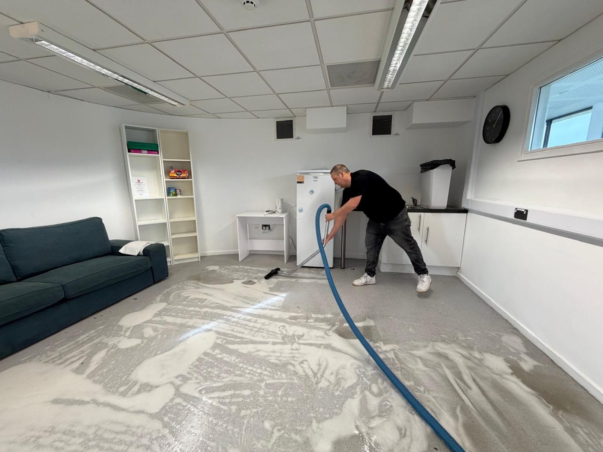 Commercial cleaning in work kitchen Torquay